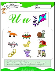 U Sesi Çalışma Sayfaları